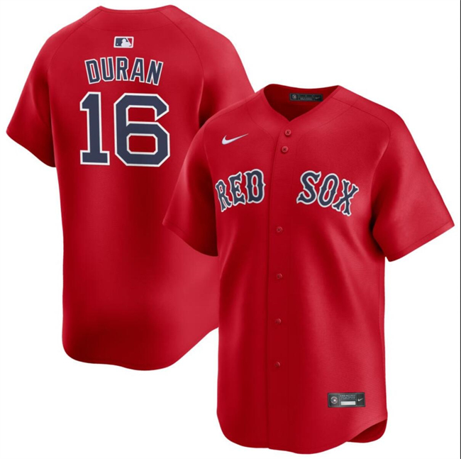 Boston Red Sox #16 Jarren Duran Red 2024 Alternate Limited Stitched Jersey