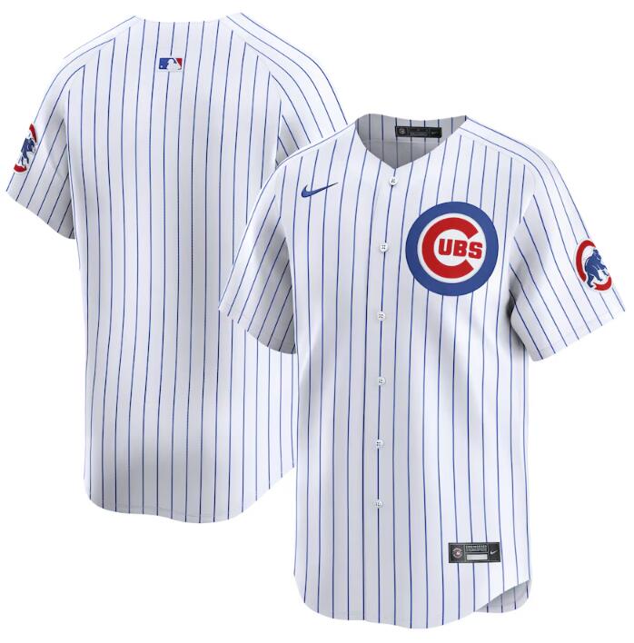 Chicago Cubs Blank White 2024 Home Limited Stitched Jersey