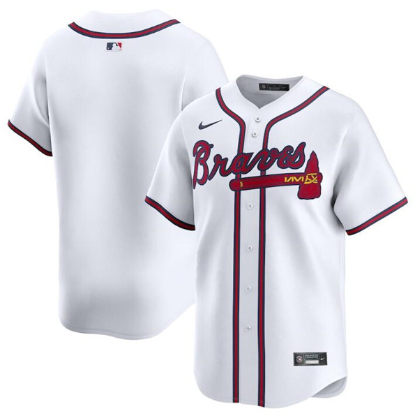 Atlanta Braves Blank White 2024 Home Limited Stitched Jersey