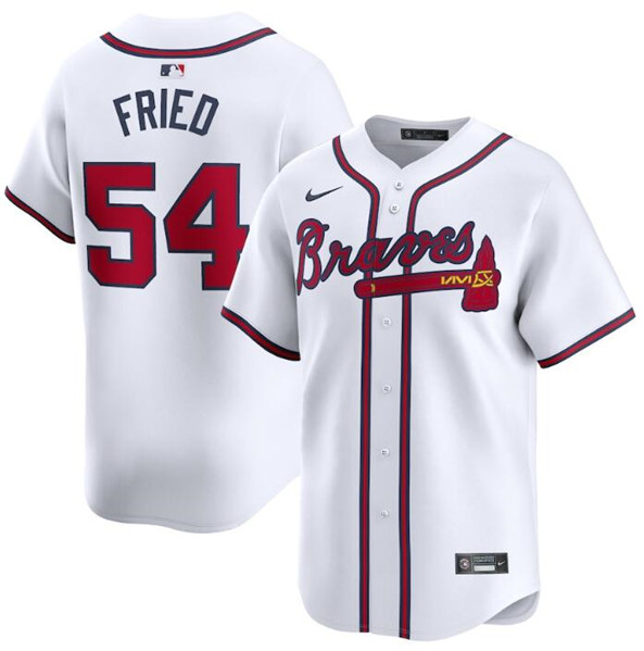Atlanta Braves #54 Max Fried White 2024 Home Limited Stitched Jersey