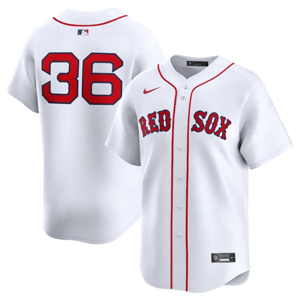 Boston Red Sox #36 Triston Casas White 2024 Home Limited Stitched Jersey