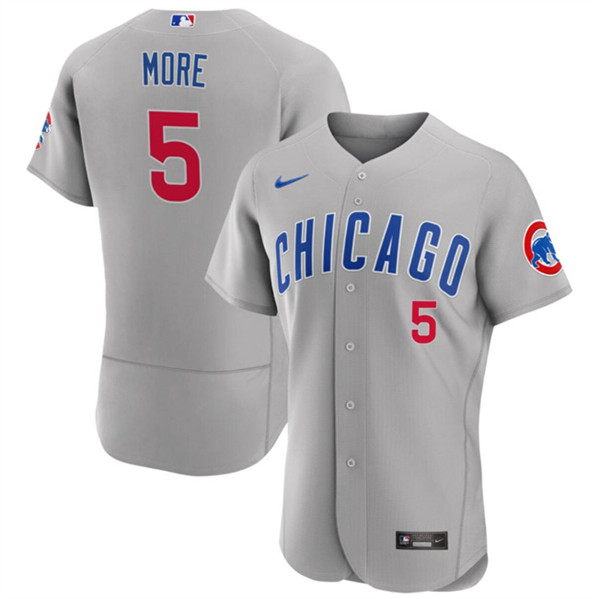 Chicago Cubs #5 Christopher Morel Gray Flex Base Stitched Jersey
