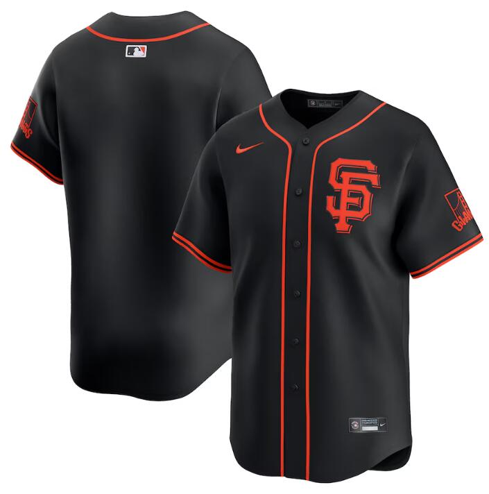 San Francisco Giants Blank Lee Black 2024 Alternate Limited Stitched Jersey