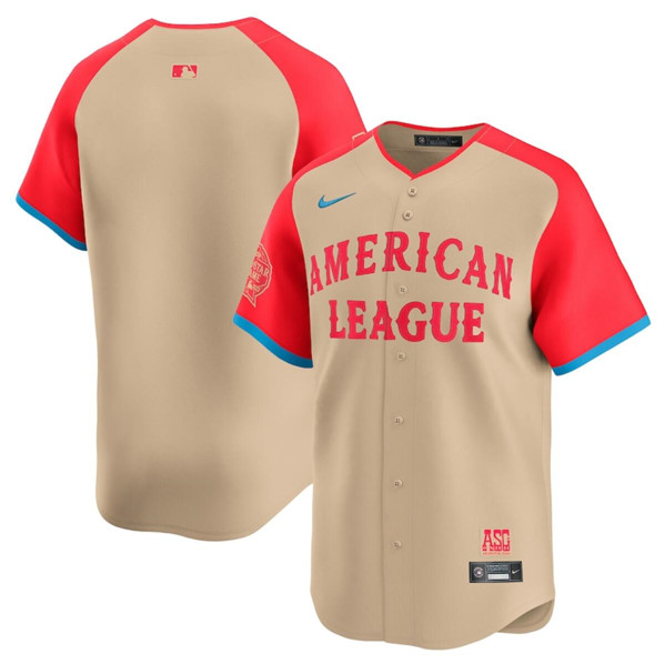 American League Blank Cream 2024 All-Star Limited Stitched Jersey