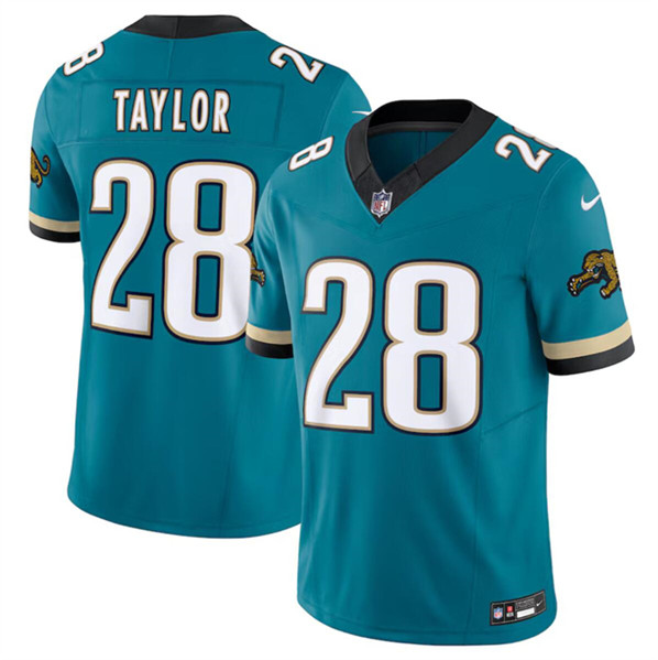 Jacksonville Jaguars #28 Fred Taylor Teal 2024 F.U.S.E. Prowler Throwback Vapor Limited Stitched Jersey