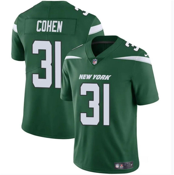 New York Jets #31 Tarik Cohen Green Vapor Untouchable Limited Stitched Jersey