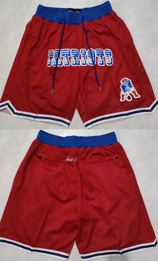 New England Patriots Red Shorts
