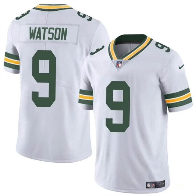 Green Bay Packers #9 Christian Watson White Vapor Untouchable Limited Stitched Jersey