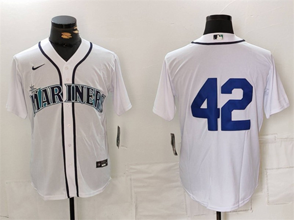 Miami Marlins #42 Jackie Robinson White Cool Base Stitched Jersey