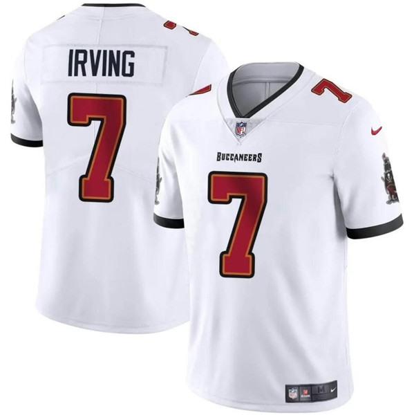 Tampa Bay Buccaneers #7 Bucky Irving White Vapor Limited Stitched Jersey