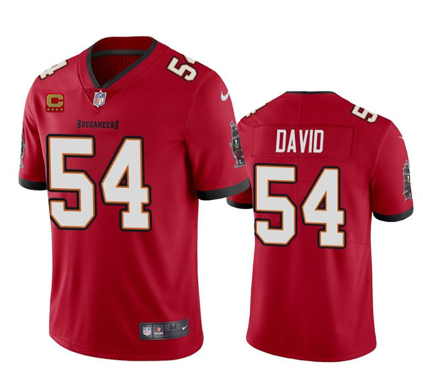 Tampa Bay Buccaneers #54 Lavonte David Red 2024 With 4-Star C Patch Vapor Limited Stitched Jersey