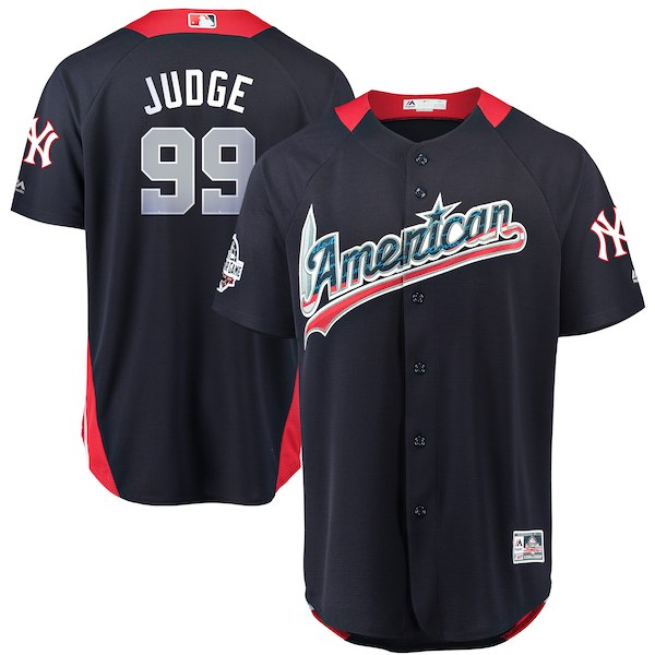 American League #99 Aaron Judge Navy 2018 All-Star Game Home Run Derby Jersey
