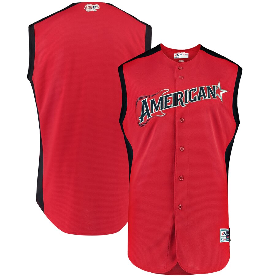 American League Red 2019 All-Star Game Workout Stitched Jersey
