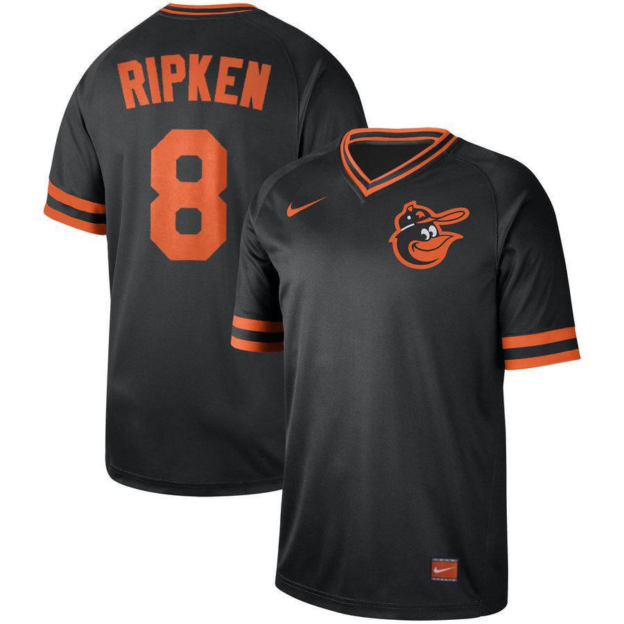 Baltimore Orioles #8 Cal Ripken Jr Navy Cooperstown Collection Legend Stitched Jersey