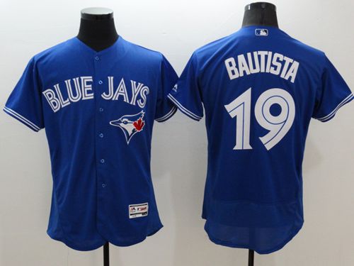 Blue Jays #19 Jose Bautista Blue Flexbase Authentic Collection Stitched Jersey