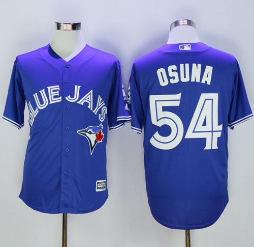 Blue Jays #54 Roberto Osuna Blue New Cool Base 40th Anniversary Stitched Jersey