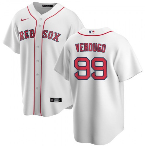 Boston Red Sox #99 Alex Verdugo 2020 White Cool Base Stitched Jersey