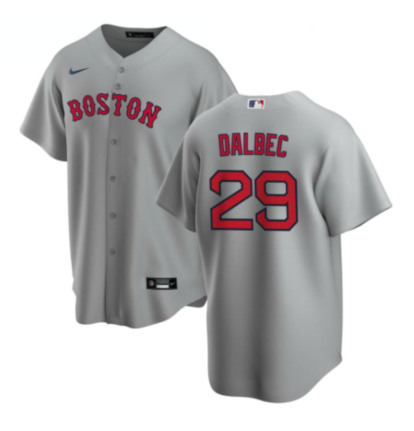 Boston Red Sox #29 Bobby Dalbec Gray Cool Base Stitched Jersey
