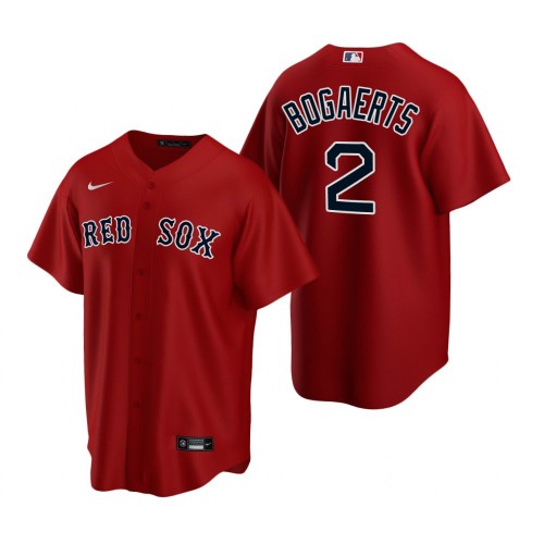 Boston Red Sox #2 Xander Bogaerts Red Cool Base Stitched Jersey