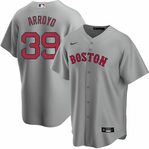 Boston Red Sox #39 Christian Arroyo Gray Cool Base Stitched Baseball Jersey