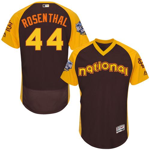 Cardinals #44 Trevor Rosenthal Brown Flexbase Authentic Collection 2016 All-Star National League Stitched Jersey