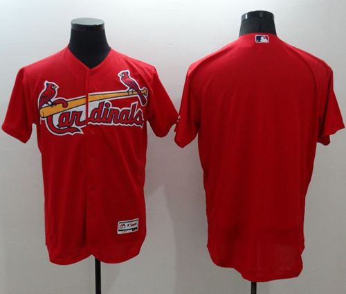 Cardinals Blank Red Flexbase Authentic Collection Stitched Jersey