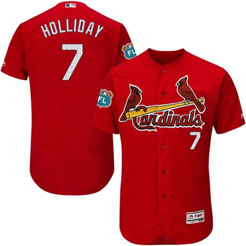 Cardinals #7 Matt Holliday Red Flexbase Authentic Collection Stitched Jersey