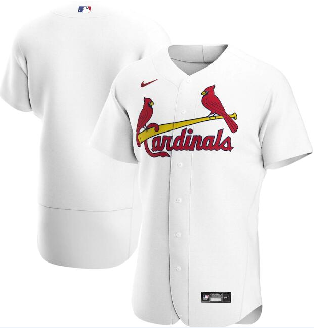 St. Louis Cardinals White Flex Base Stitched Jersey