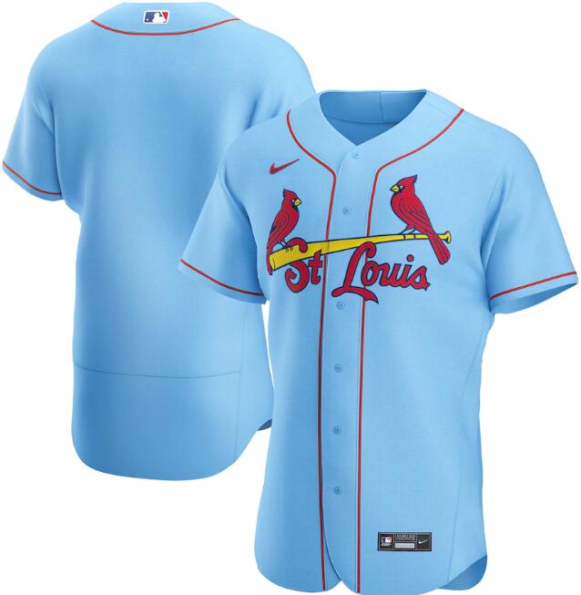 St. Louis Cardinals Blue Flex Base Stitched Jersey