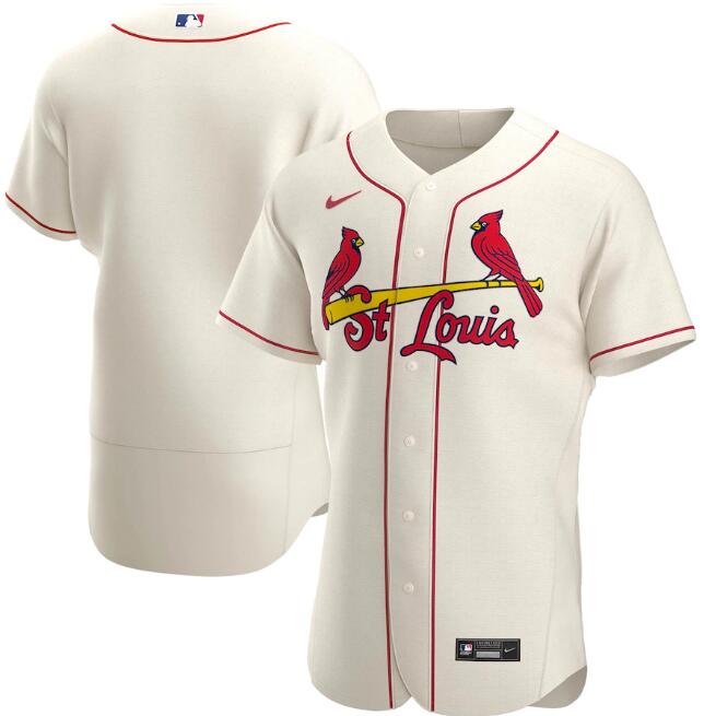 St. Louis Cardinals Cream Flex Base Stitched Jersey