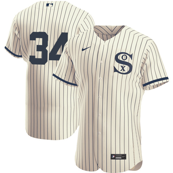 Chicago White Sox #34 Michael Kopech 2021 Cream Navy Field Of Dreams Flex Base Stitched Jersey