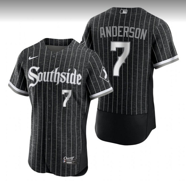 Chicago White Sox #7 Tim Anderson City Connect Flex Base Stitched Jersey