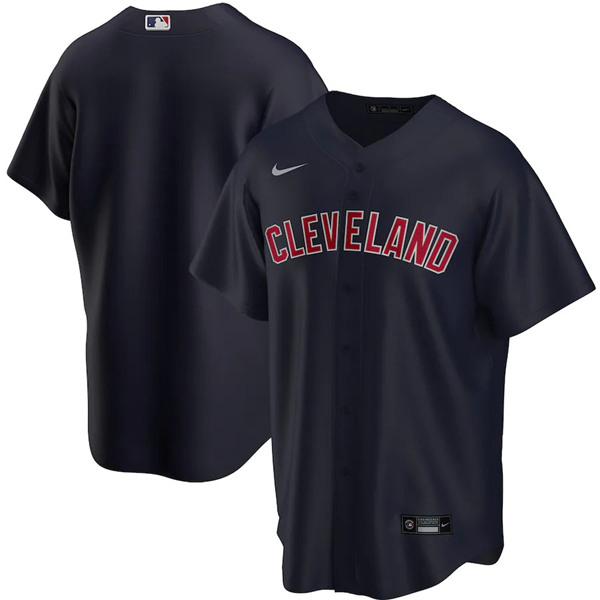 Cleveland Indians Blank Black Cool Base Stitched Jersey
