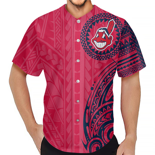 Cleveland Indians Red Baseball Jersey