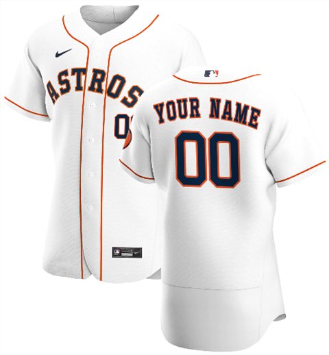Houston Astros Customized Authentic Stitched MLB Jersey