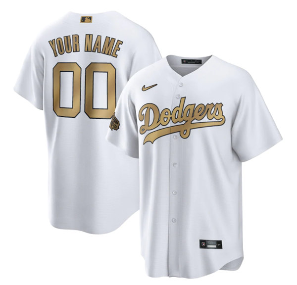 Los Angeles Dodgers Customized Custom White 2022 All-Star Cool Base Stitched Baseball Jersey