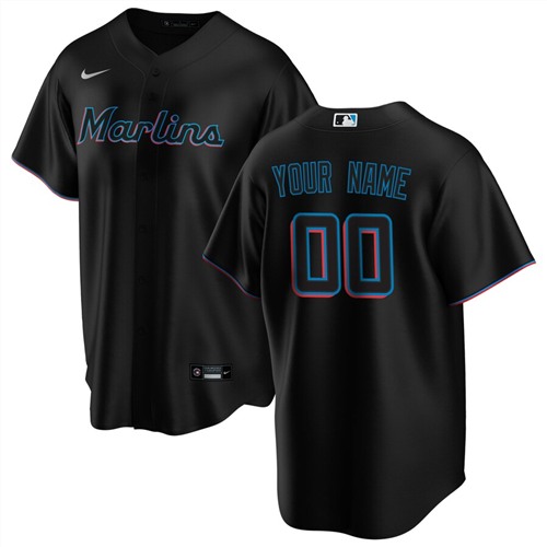 Miami Marlins Customized Stitched MLB Jersey