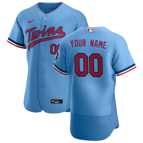 Minnesota Twins Customized Authentic Stitched MLB Jersey