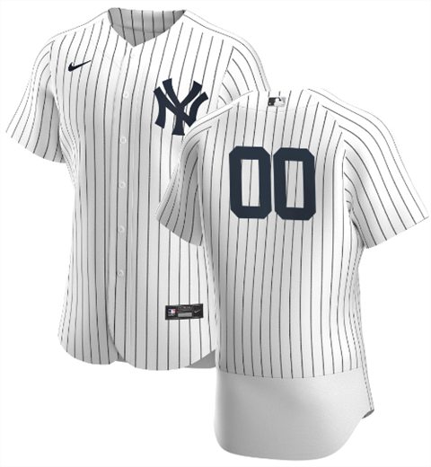 New York Yankees Customized Authentic Stitched MLB Jersey