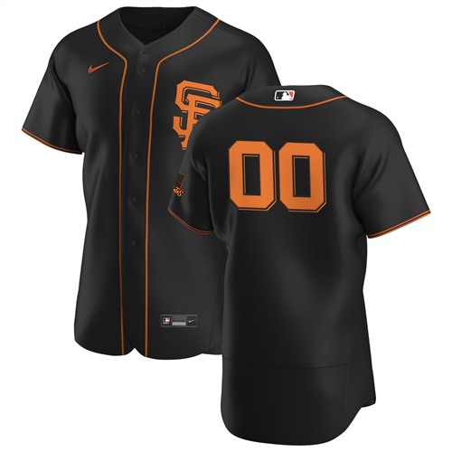 San Francisco Giants Customized Authentic Stitched MLB Jersey
