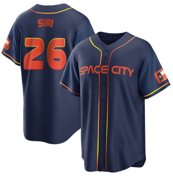 Houston Astros #26 Jose Siri 2022 Navy City Connect Cool Base Stitched Jersey