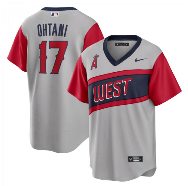 Los Angeles Angels #17 Shohei Ohtani 2021 Little League Classic Road Cool Base Stitched Baseball Jersey