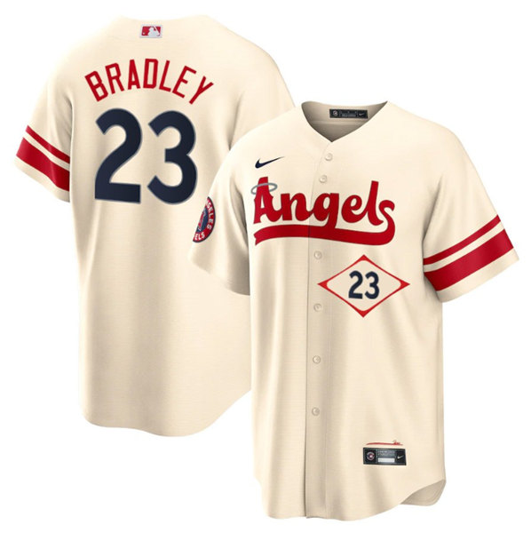 Los Angeles Angels #23 Archie Bradley 2022 Cream City Connect Cool Base Stitched Jersey