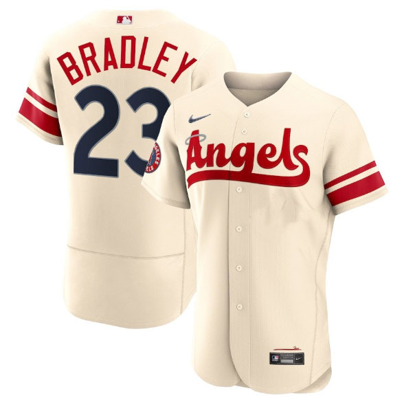 Los Angeles Angels #23 Archie Bradley 2022 Cream City Connect Flex Base Stitched Jersey