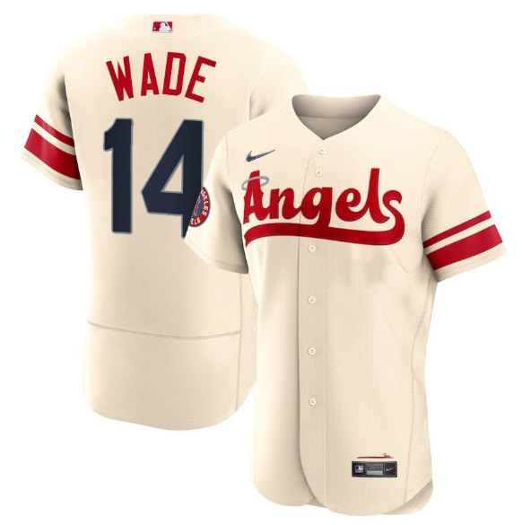 Los Angeles Angels #14 Tyler Wade 2022 Cream City Connect Flex Base Stitched Jersey