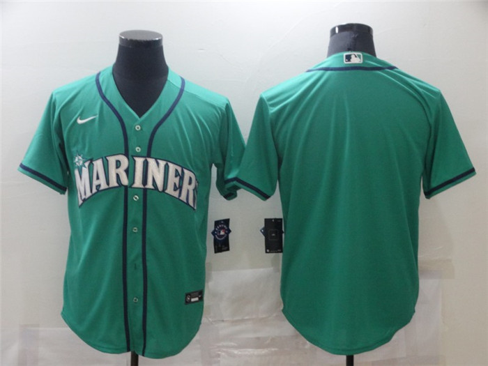 Mariners Blank Green Cool Base Stitched Jersey