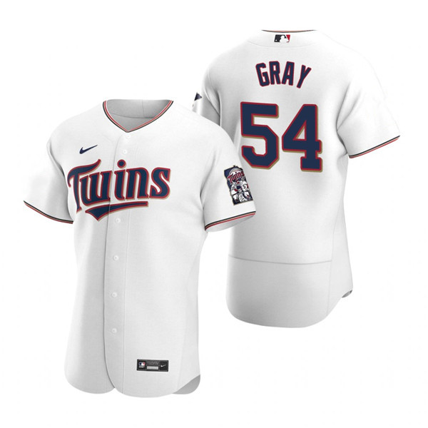 Minnesota Twins #54 Sonny Gray White Flex Base Stitched Jersey