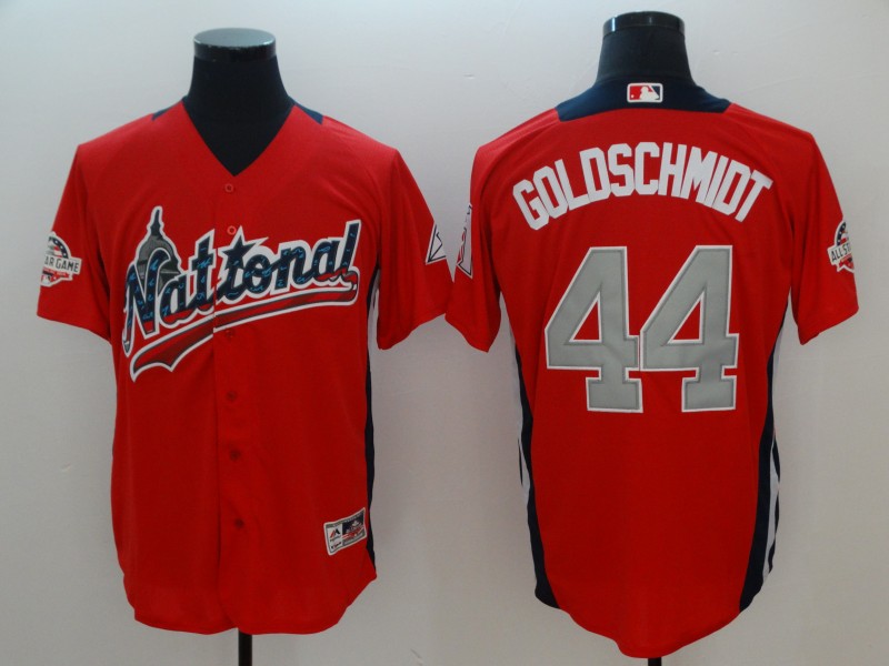 National League #44 Paul Goldschmidt Red 2018 All-Star Game Home Run Derby Jersey