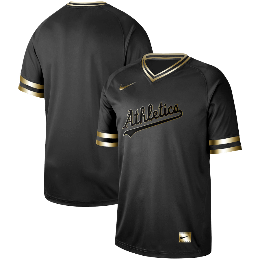 Oakland Athletics Black Gold Stitched Jersey