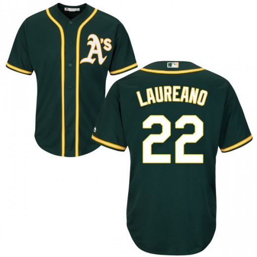 Oakland Athletics #22 Ramón Laureano Green Stitched Jersey